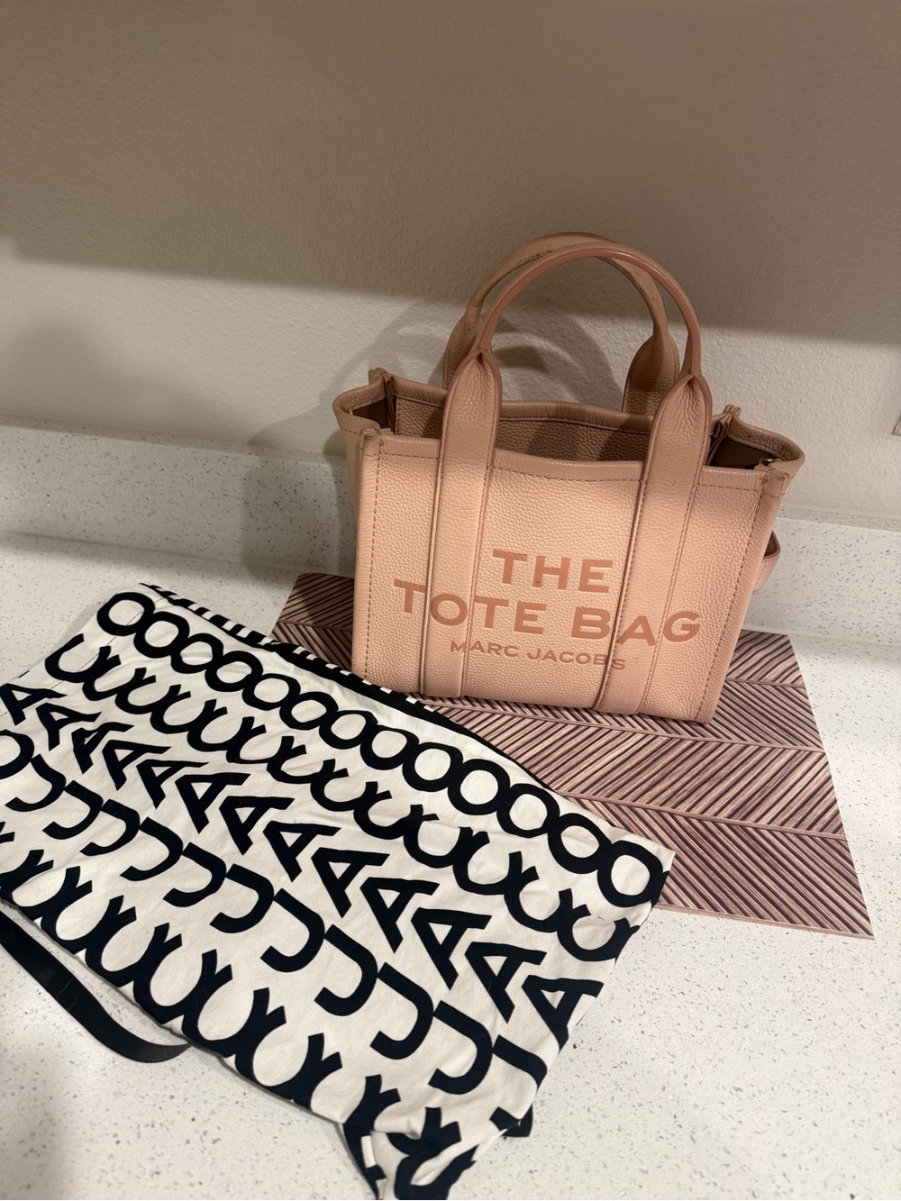 Marc Jacobs Small Tote Bag in Blush Pink